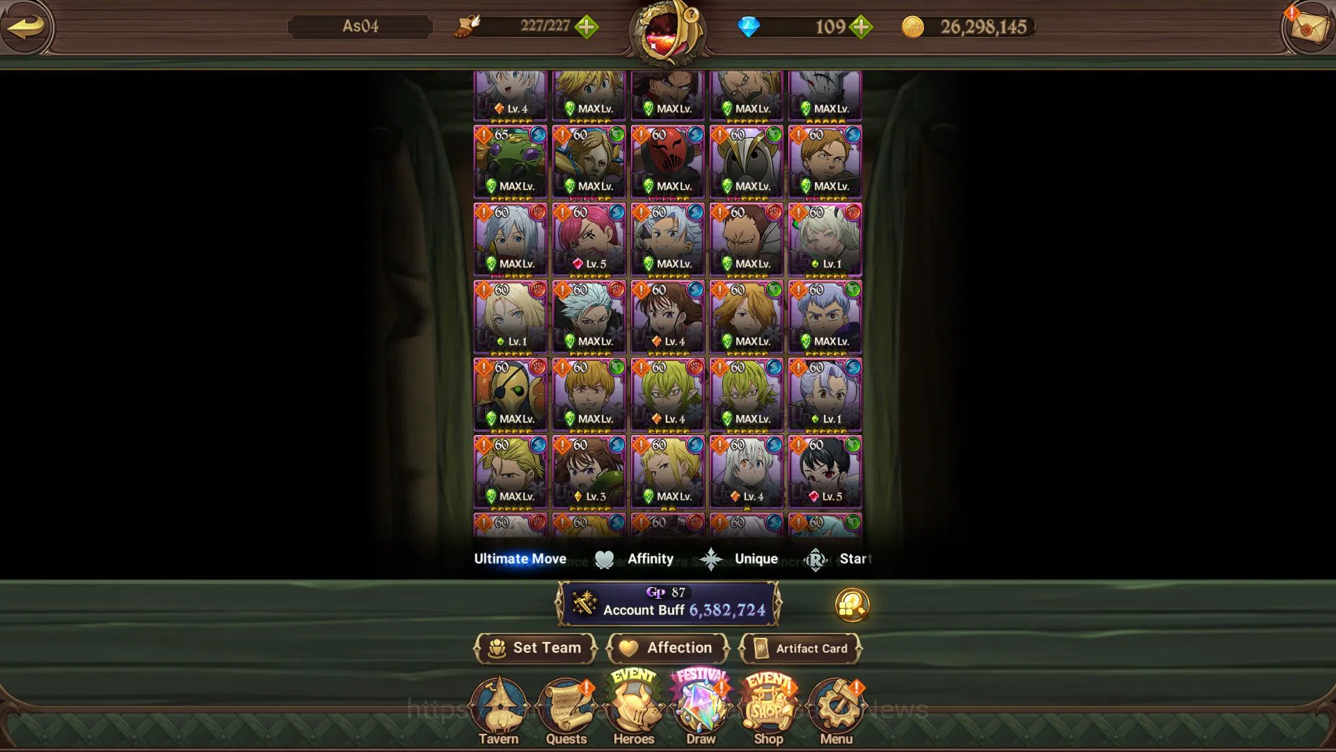 The Seven Deadly Sins: Grand Cross Accounts Asia|6MCC|2LR 5UR 100gem|Solev,Eminence,AOT,Slime image 13
