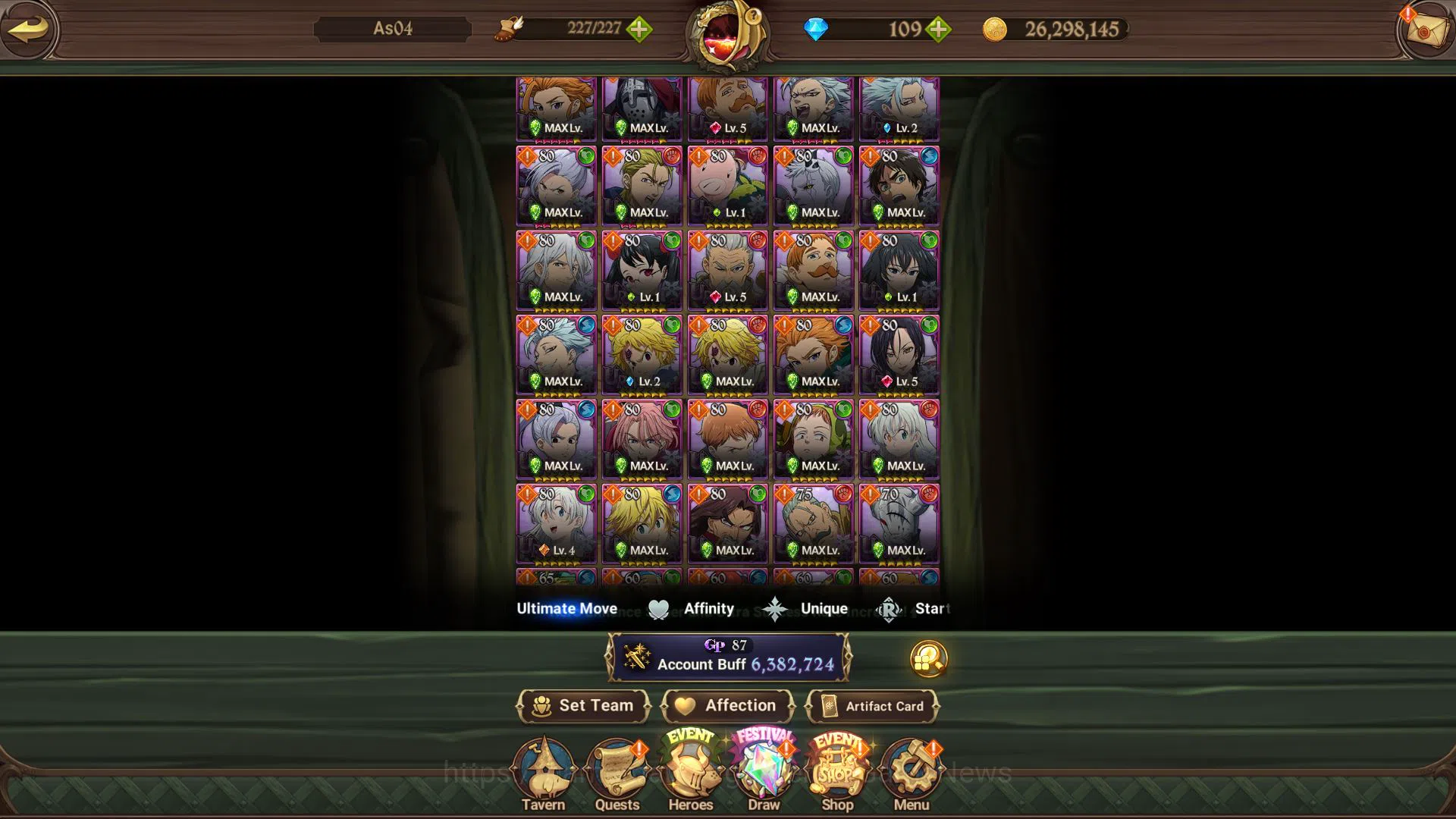 The Seven Deadly Sins: Grand Cross Accounts Asia|6MCC|2LR 5UR 100gem|Solev,Eminence,AOT,Slime image 14
