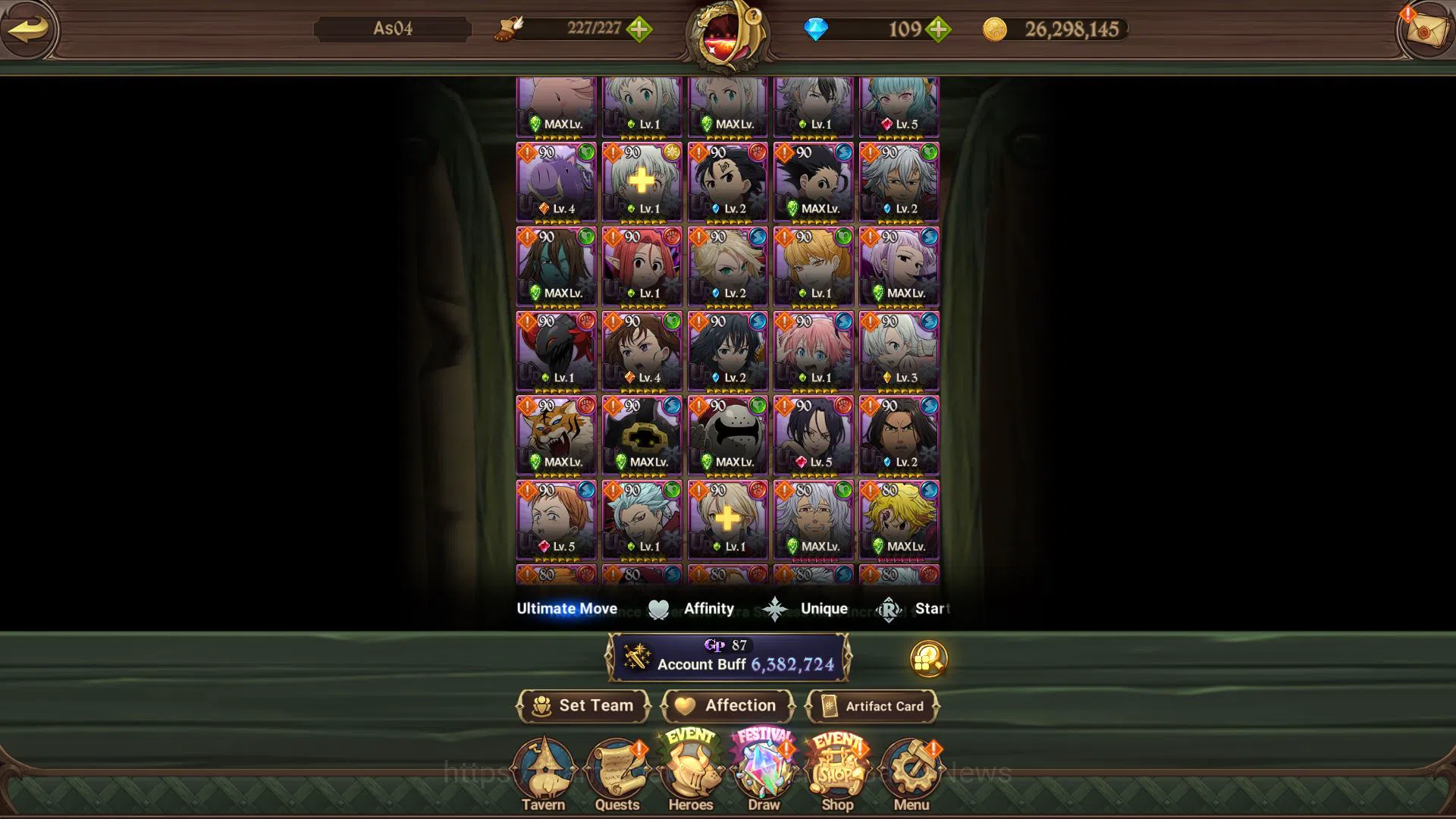 The Seven Deadly Sins: Grand Cross Accounts Asia|6MCC|2LR 5UR 100gem|Solev,Eminence,AOT,Slime image 15
