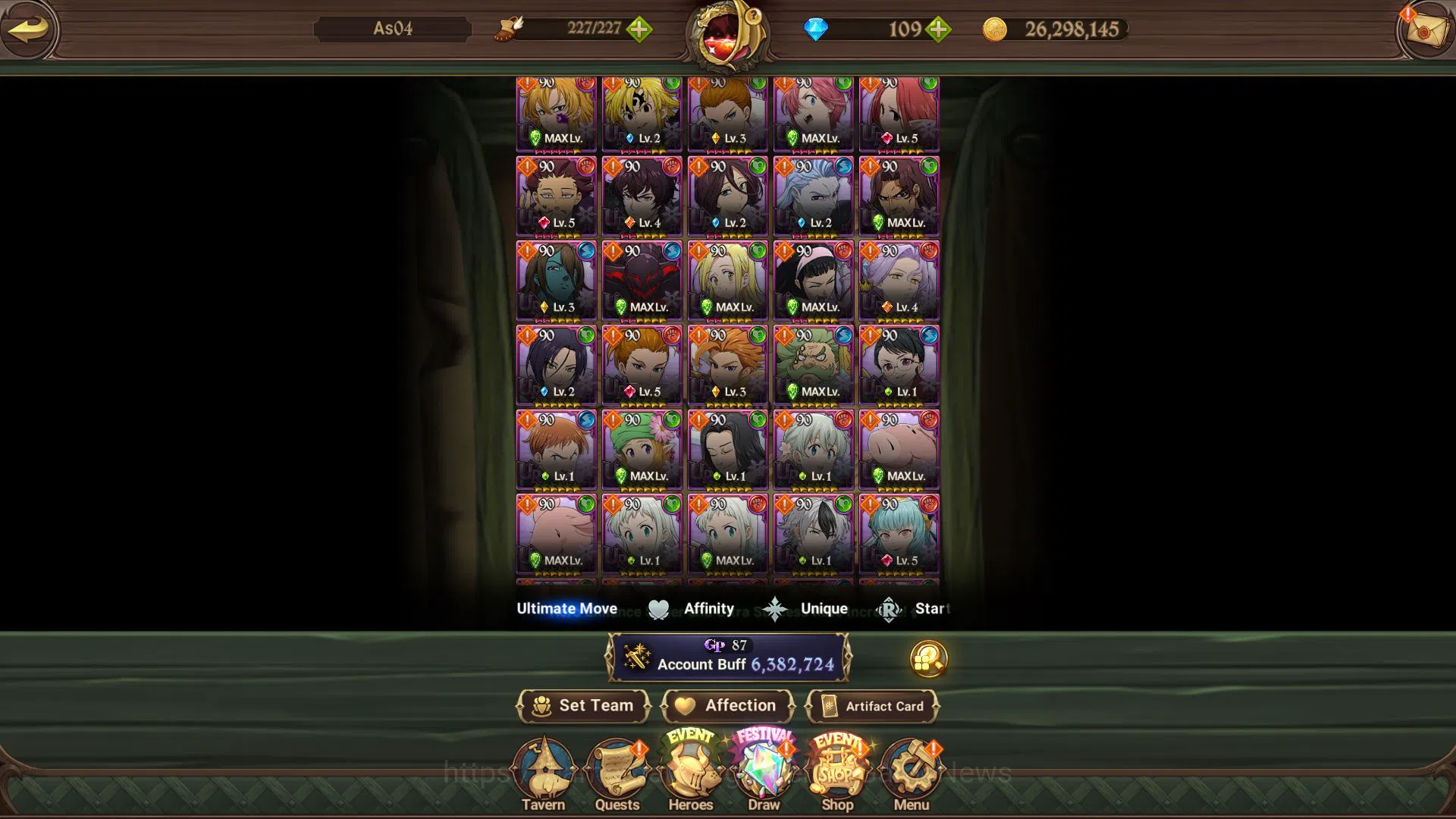 The Seven Deadly Sins: Grand Cross Accounts Asia|6MCC|2LR 5UR 100gem|Solev,Eminence,AOT,Slime image 16