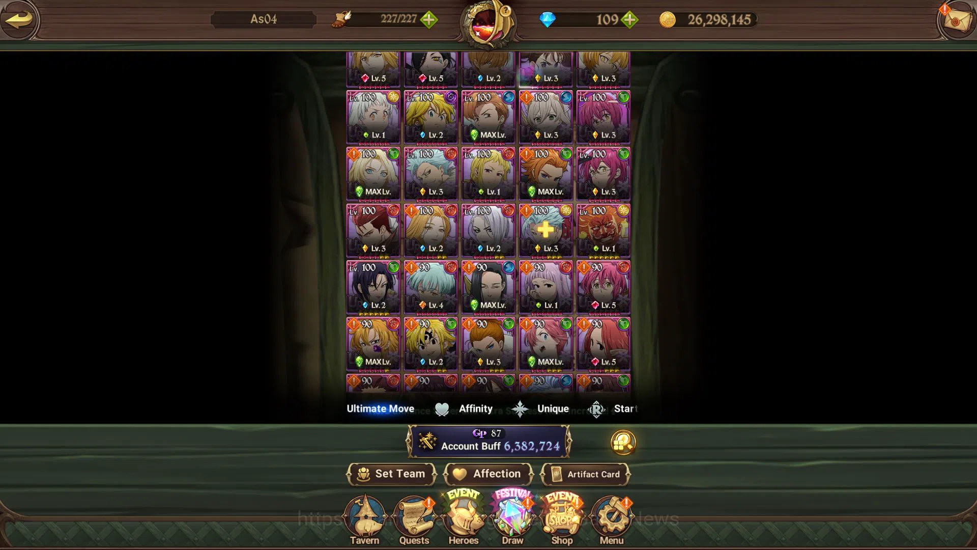 The Seven Deadly Sins: Grand Cross Accounts Asia|6MCC|2LR 5UR 100gem|Solev,Eminence,AOT,Slime image 17