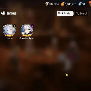 Epic Seven Accounts High-End GLOBAL UnVerif|New Era|2 ML(Lisete,Operator Sigret)+Estele,Landy,Etc|Poh ON|Abys F 52|450
