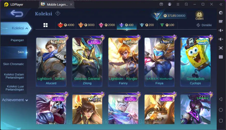 Mobile Legends: Bang Bang Accounts Hero 87|Skin 174|Sanrio Angela-Floryn,Lightborn Gr image 5