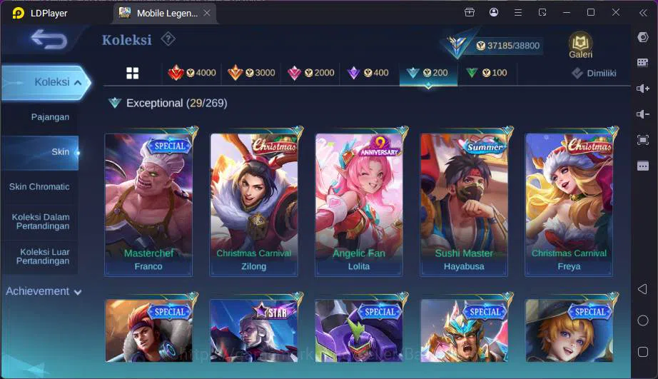 Mobile Legends: Bang Bang Accounts Hero 87|Skin 174|Sanrio Angela-Floryn,Lightborn Gr image 7