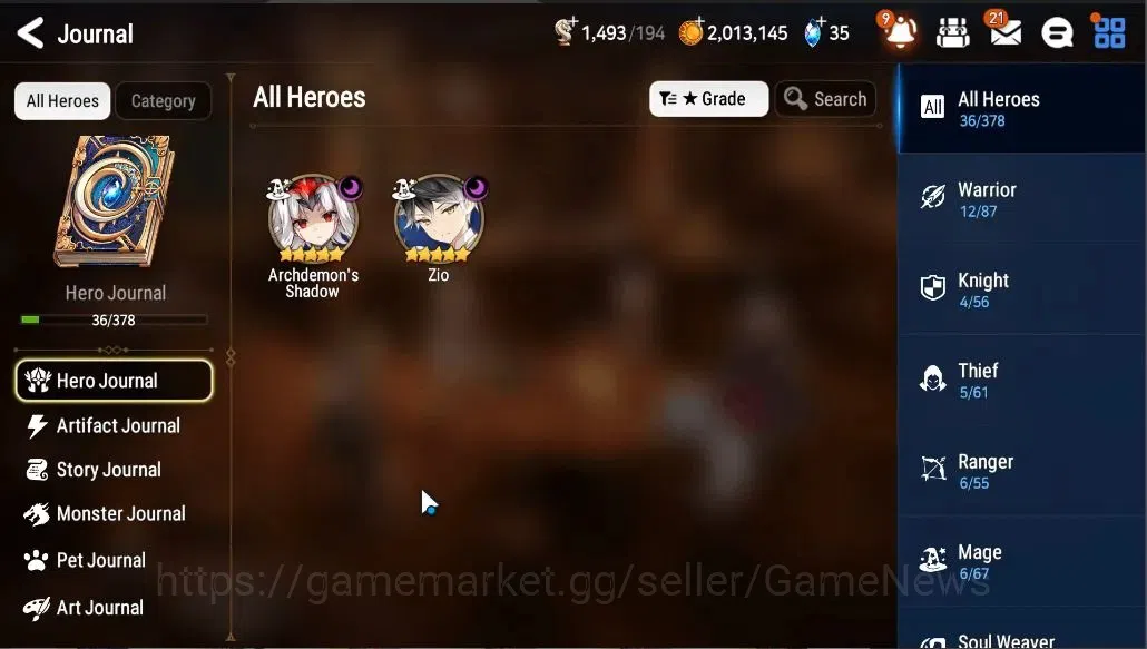 Epic Seven Accounts GLOBAL UNVERIF|New Era|Starter|2 ML (AShadow, Zio) image 4