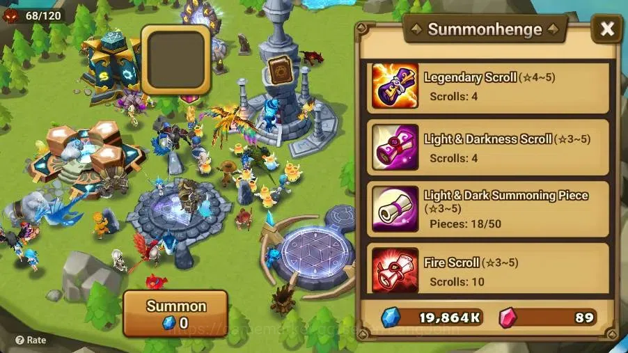 Summoners War: Sky Arena Accounts Starter GLOBAL | NB 5 TESHAR,Starter Gacha 115 12Y+160 11Y Scrool, 3 Legendary All 4