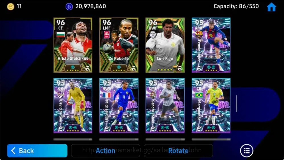 eFootball Accounts Mobile|PW 3253|Lionel Messi BigT'21,Antonie Griezm image 11