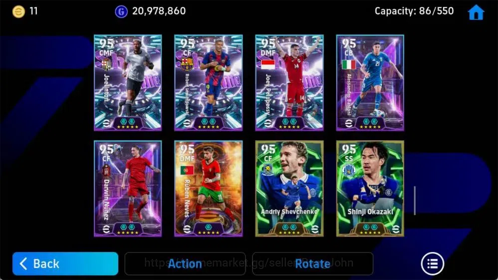 eFootball Accounts Mobile|PW 3253|Lionel Messi BigT'21,Antonie Griezm image 12
