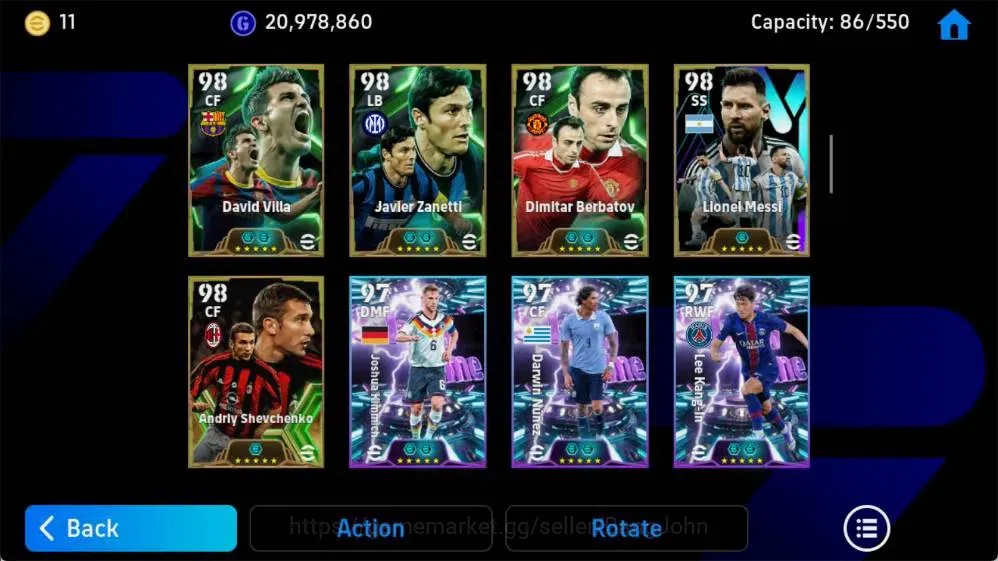 eFootball Accounts Mobile|PW 3253|Lionel Messi BigT'21,Antonie Griezm image 6