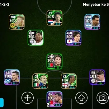 eFootball Accounts Legends & Iconic Players Mobile|PW 3163|Rio Ferdinand Epic,Marco Reus Epic,Fabio Cannavaro Epic,Eden