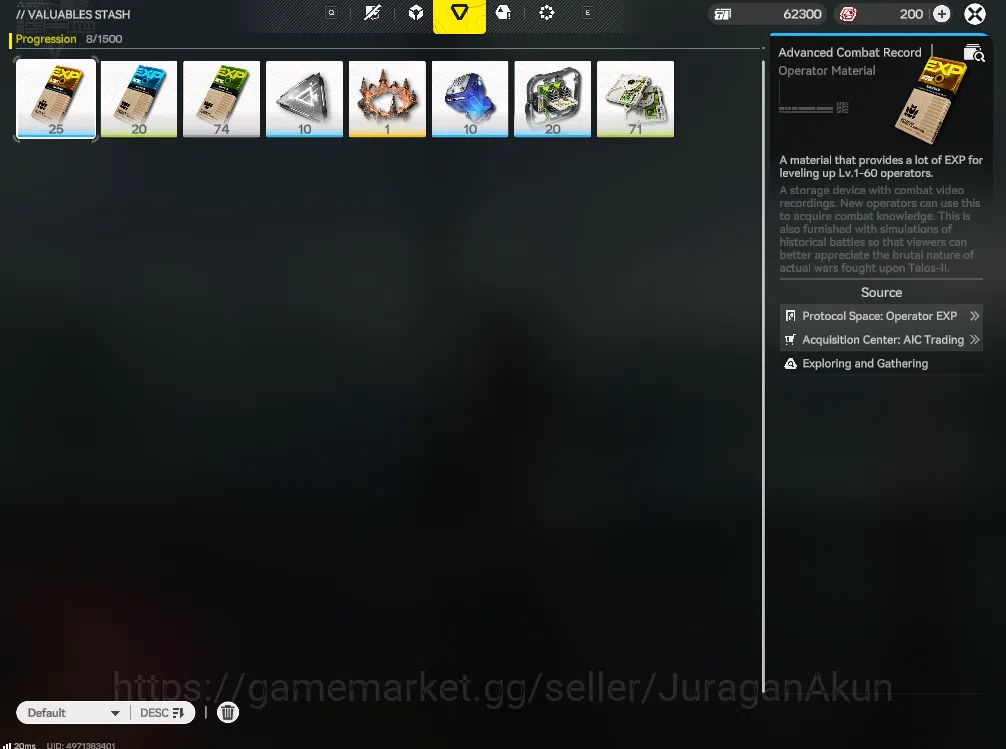 Arknights: Endfield Accounts Asia LVL 2 | Fresh Starter + Pogranichcik + 4 SR Character |Skip Tutorial| GrypLink| (END721) 3