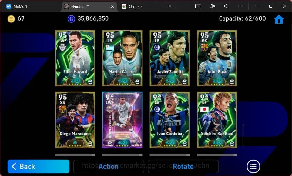 eFootball Accounts Legends & Iconic Players ANDROID|PW 3209| Big Messi Argent|Epc Eric Cantona|Messi Barca|Epc Oddo|Epc 17
