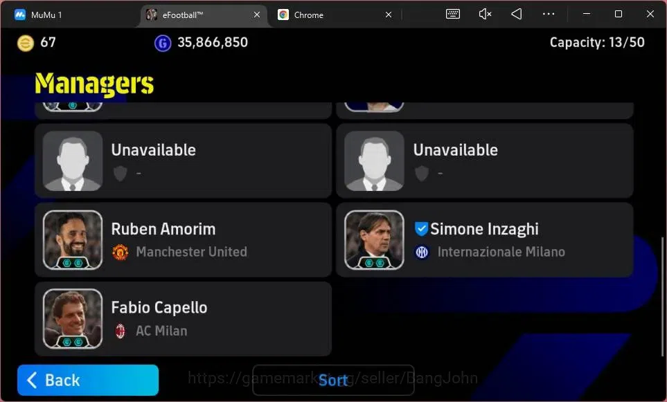 eFootball Accounts Legends & Iconic Players ANDROID|PW 3209| Big Messi Argent|Epc Eric Cantona|Messi Barca|Epc Oddo|Epc 6