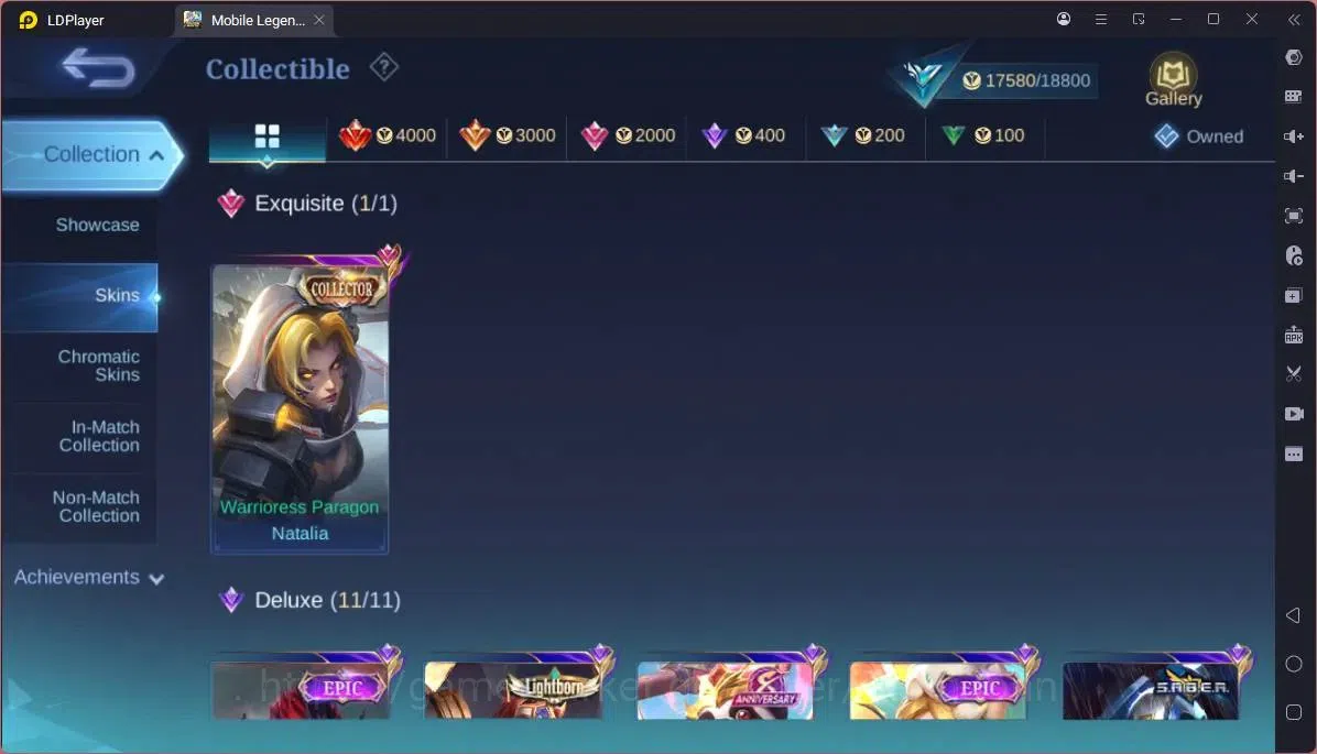 Mobile Legends: Bang Bang Accounts GLOBAL Hero 75 Skin 89|CC Natalia|Naruto Vale|Ligh image 3