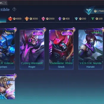 Mobile Legends: Bang Bang Collector GLOBAL Hero 75 Skin 89|CC Natalia|Naruto Vale|Ligh image 1