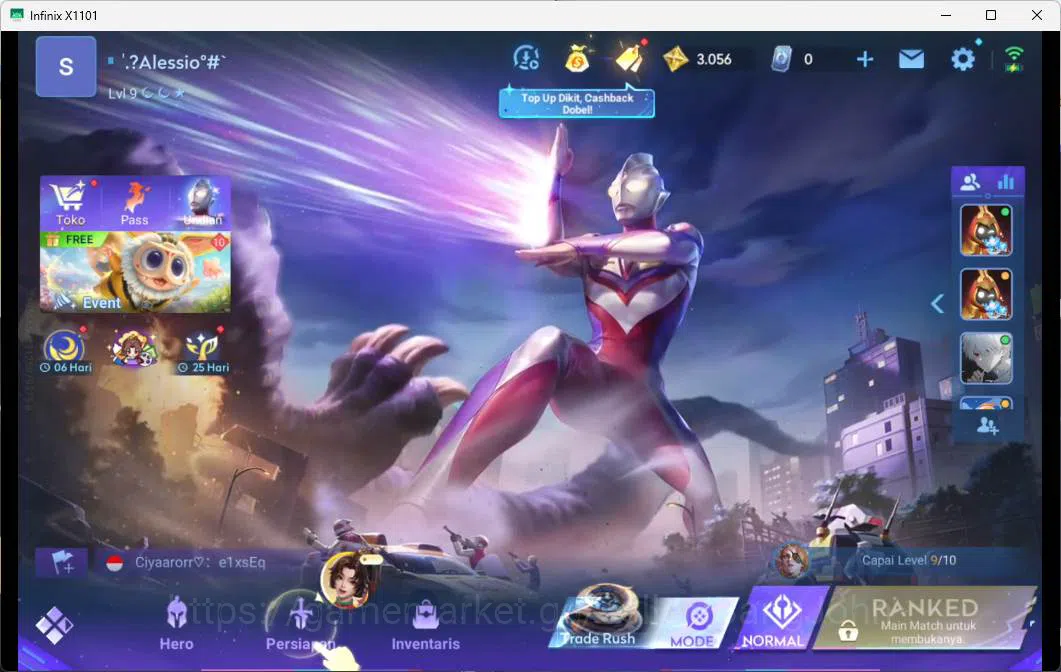 Honor of Kings Accounts GLOBAL | HERO 16, SKIN 11 LEGEND CONSORT YU more d image 3