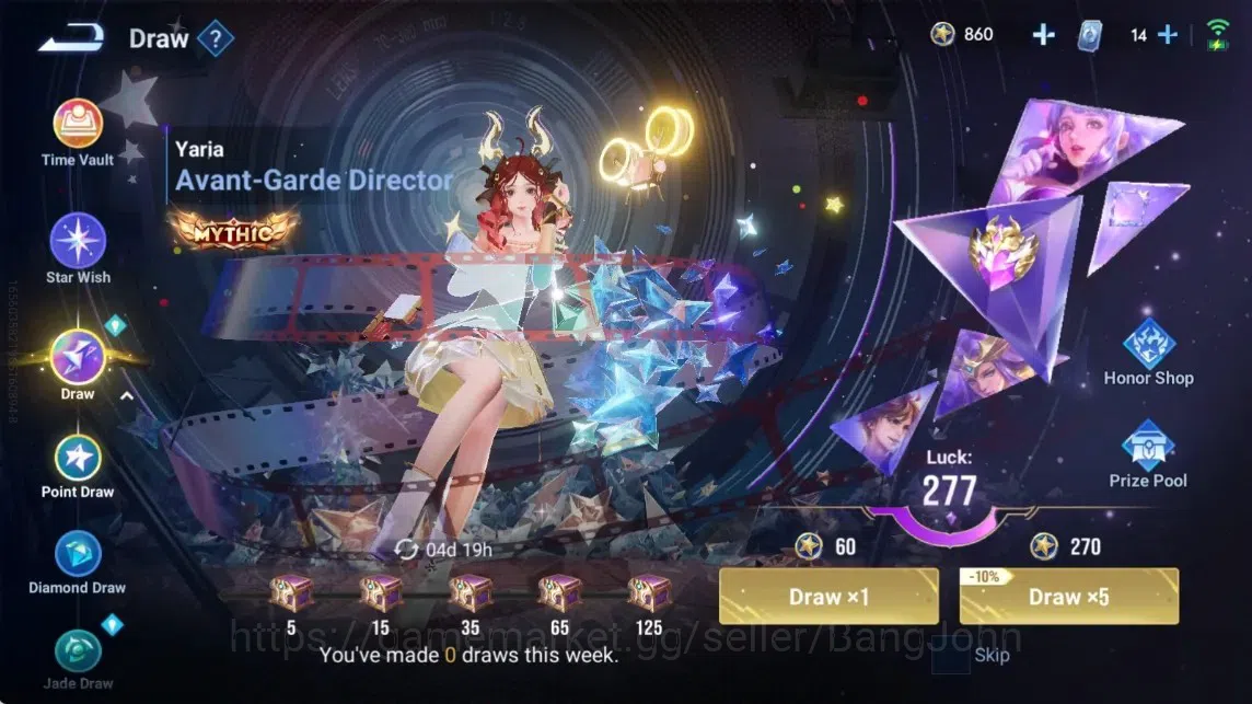 Honor of Kings Accounts Rare Skin Global|113H 228S|AOT Jing[Mikasa]|JJK Kongming[GojoSatoru]|Seiya Dharma|LNY2024 Sun 14