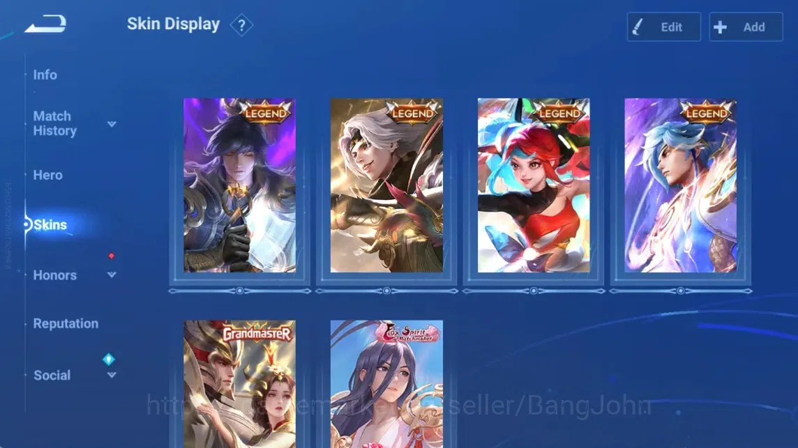 Honor of Kings Accounts Rare Skin Global|113H 228S|AOT Jing[Mikasa]|JJK Kongming[GojoSatoru]|Seiya Dharma|LNY2024 Sun 6