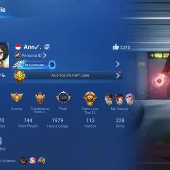 Honor of Kings Accounts Rare Skin Global|113H 228S|AOT Jing[Mikasa]|JJK Kongming[GojoSatoru]|Seiya Dharma|LNY2024 Sun