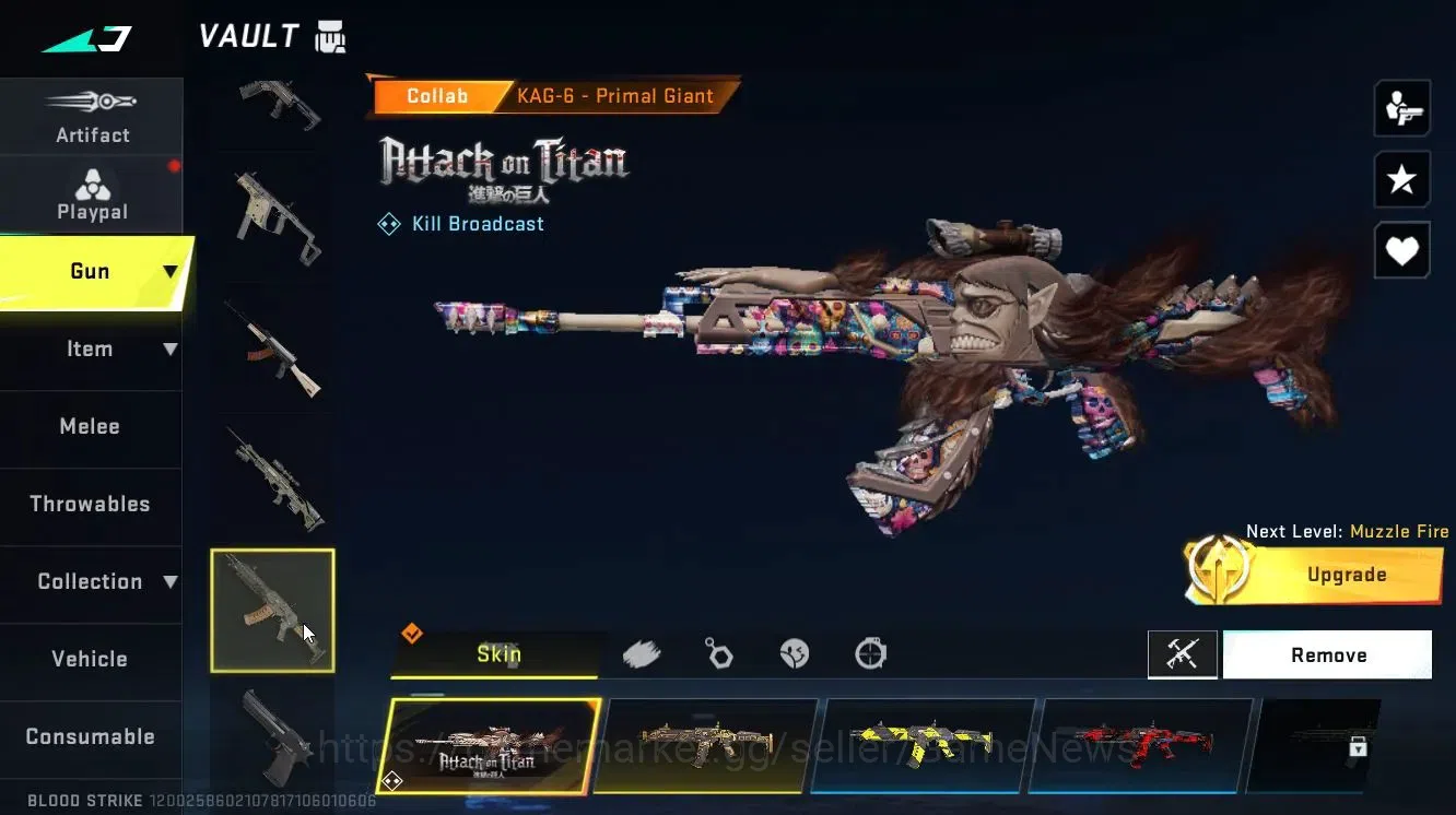 Blood Strike Accounts ASIA|ETERNAL DEagle-Scorpius|Collab TR[Takemichi]+ image 19