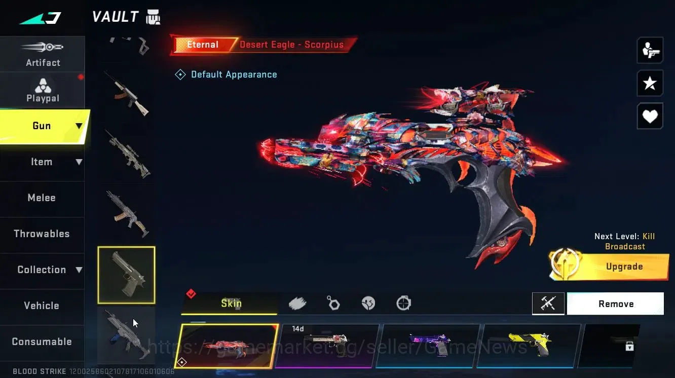 Blood Strike Accounts ASIA|ETERNAL DEagle-Scorpius|Collab TR[Takemichi]+ image 20