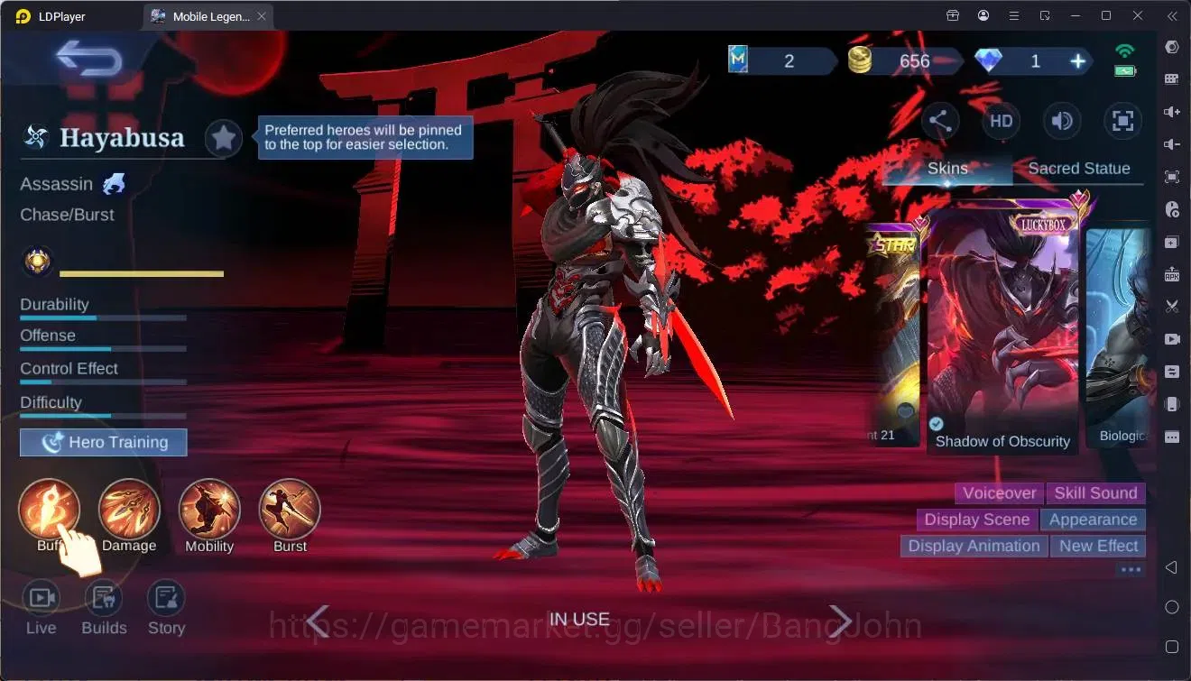 Mobile Legends: Bang Bang Accounts Global|Hero 110|Skin 208|Renowned|Prime Granger|AS image 3