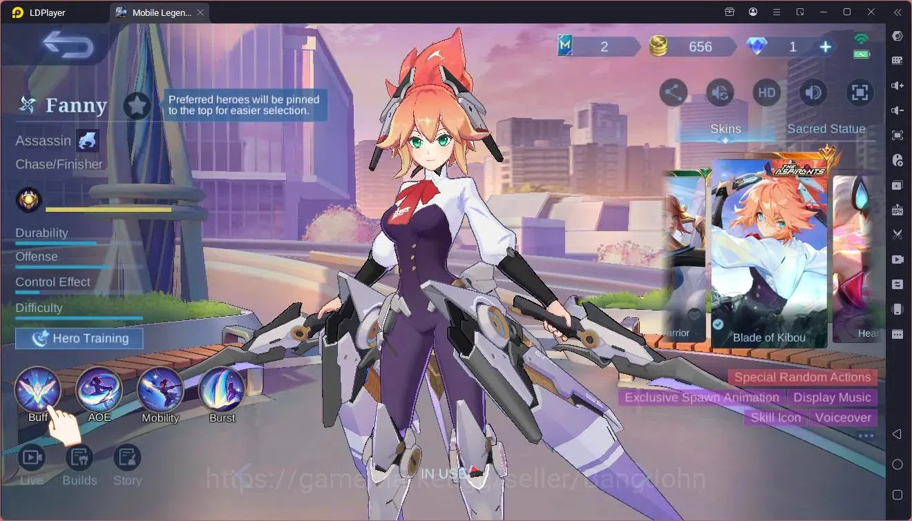 Mobile Legends: Bang Bang Accounts Global|Hero 110|Skin 208|Renowned|Prime Granger|AS image 6