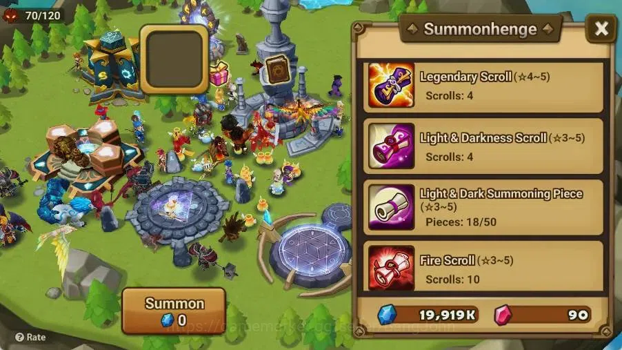 Summoners War: Sky Arena Accounts Starter GLOBAL | NB 5 TESHAR,Starter Gacha 115 12Y+160 11Y Scrool, 3 Legendary All 4