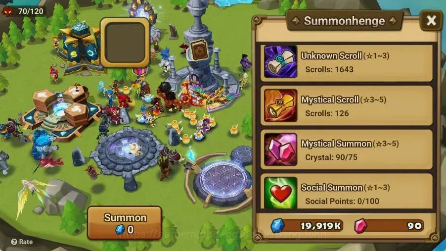 Summoners War: Sky Arena Accounts Starter GLOBAL | NB 5 TESHAR,Starter Gacha 115 12Y+160 11Y Scrool, 3 Legendary All 5