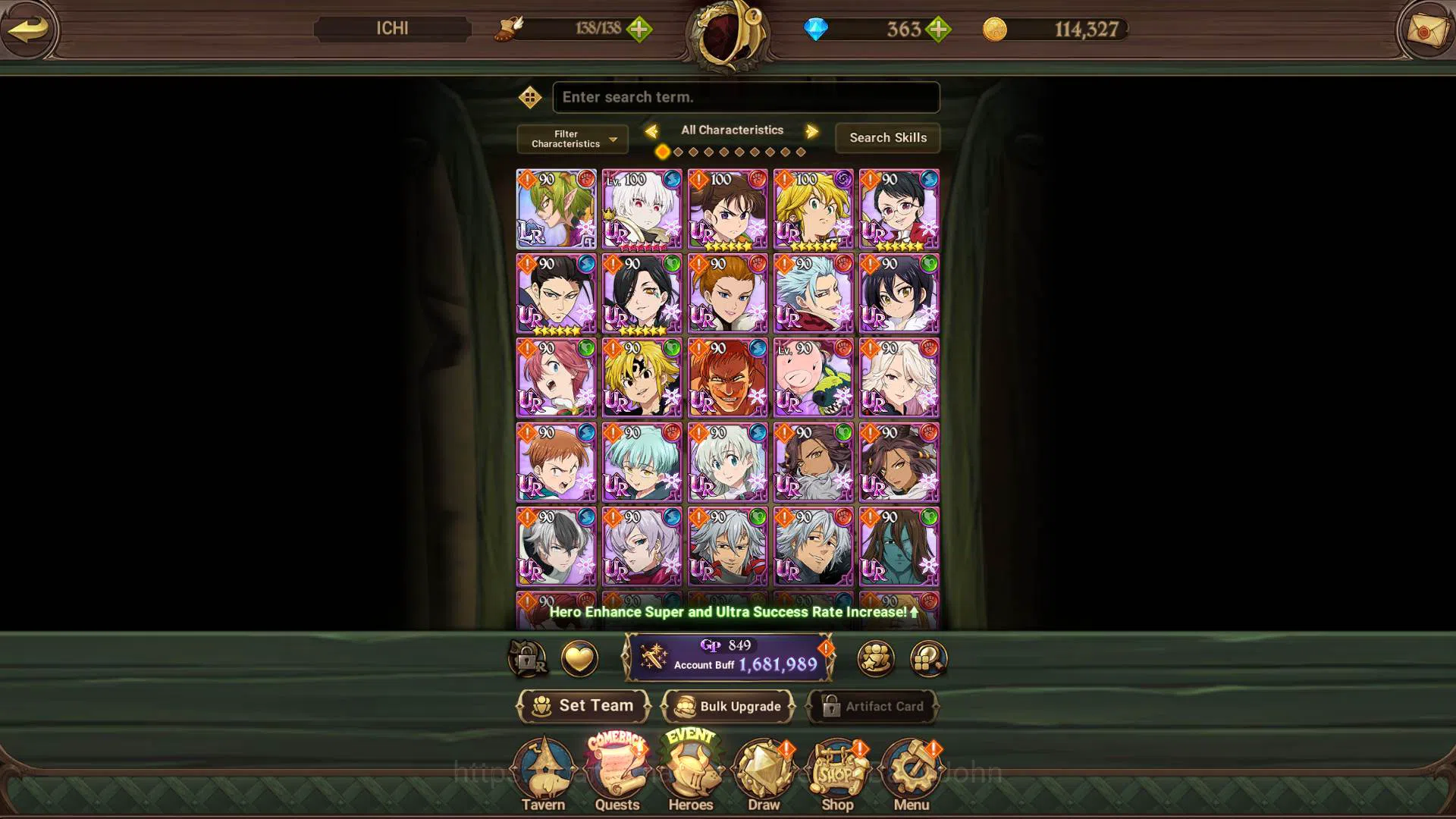 The Seven Deadly Sins: Grand Cross Accounts ASIA|1.6M CC|DM 363|LR Helbram|2 collab SHo 2/6,Sh image 10