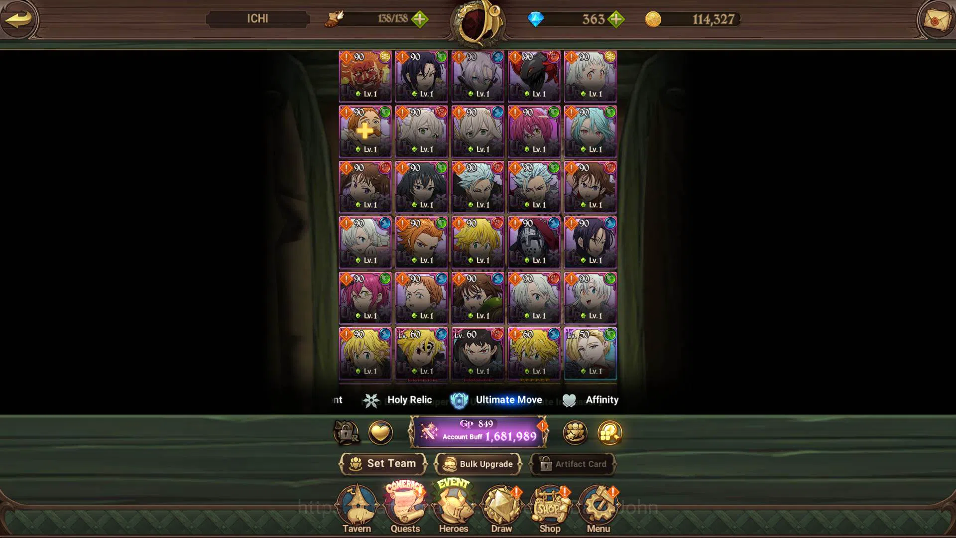 The Seven Deadly Sins: Grand Cross Accounts ASIA|1.6M CC|DM 363|LR Helbram|2 collab SHo 2/6,Sh image 7