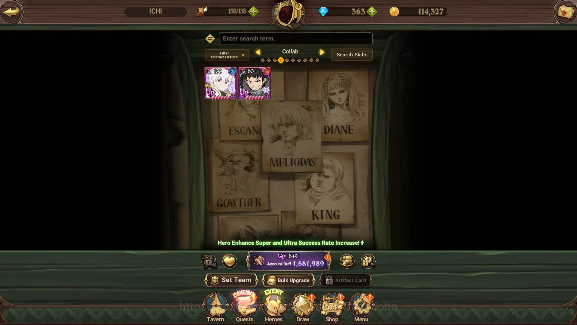 The Seven Deadly Sins: Grand Cross Accounts ASIA|1.6M CC|DM 363|LR Helbram|2 collab SHo 2/6,Sh image 9