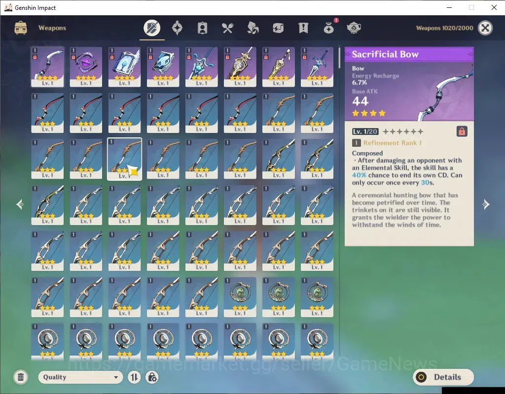 Genshin Impact Accounts ASIA|AR 25|All Unset|1 Limited + 1(*5 Standard)|Ne image 4