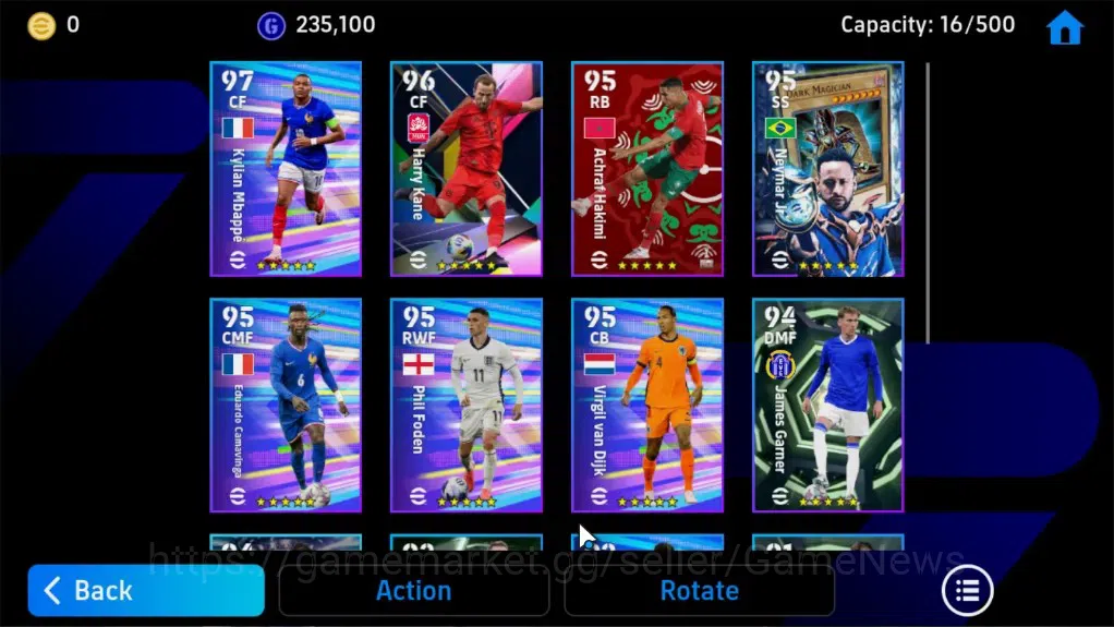 eFootball Accounts Legends & Iconic Players Android|Epic Raul,EdenHazard,Serginho|ShowTime Kevin De Bruyne,SU26 Messi,SU 8