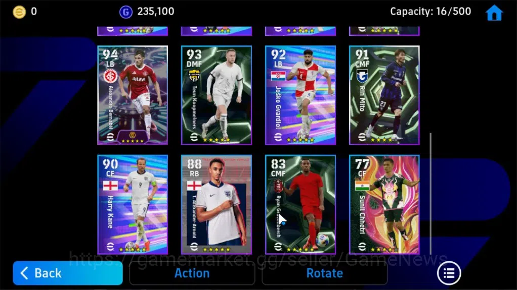 eFootball Accounts Legends & Iconic Players Android|Epic Raul,EdenHazard,Serginho|ShowTime Kevin De Bruyne,SU26 Messi,SU 9