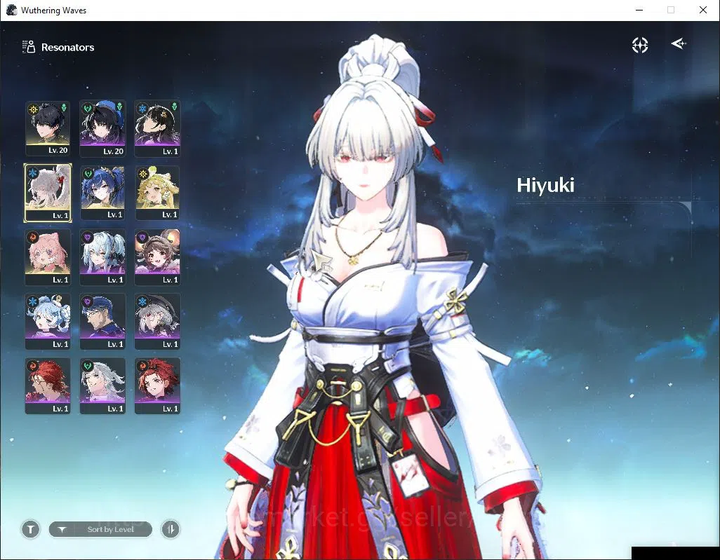 Wuthering Waves Accounts SEA | UL 20 | 2 Limited | Hiyuki, Iuno |Data Bank  image 2