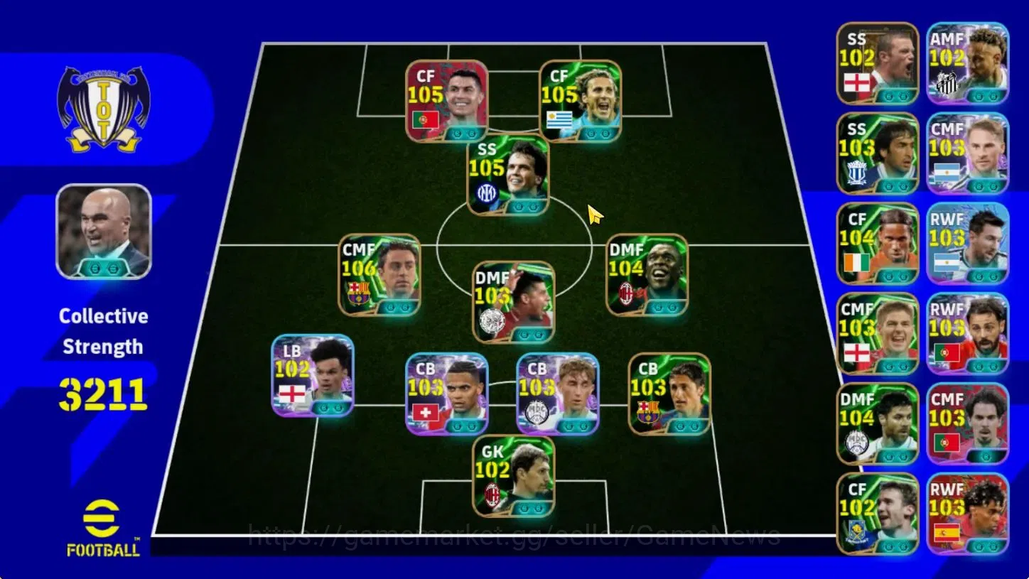 eFootball Accounts Android|Pack Portugal '26|Epic Xavi,Cristiano Rona image 2