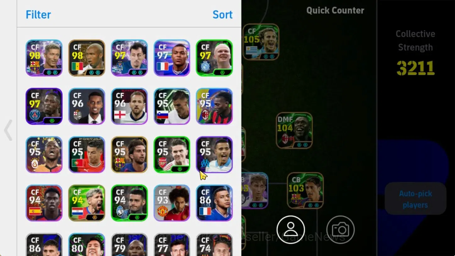 eFootball Accounts Android|Pack Portugal '26|Epic Xavi,Cristiano Rona image 3