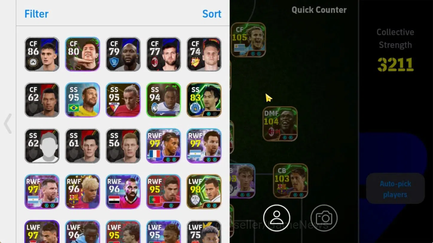 eFootball Accounts Android|Pack Portugal '26|Epic Xavi,Cristiano Rona image 4