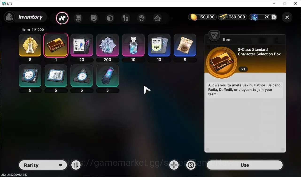 Neverness to Everness Accounts Global NA|HL 3|1 SSR Limited Nanally + Selector On image 6