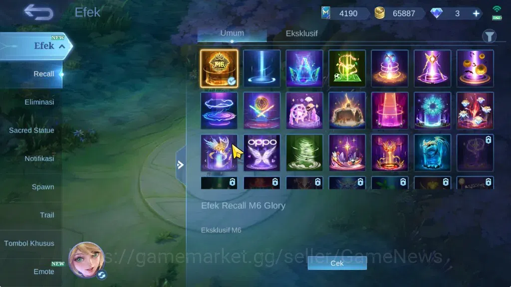 Mobile Legends: Bang Bang Accounts Hero 86|Skin 111|High Glory 69|CC Natalia,LightBor image 11