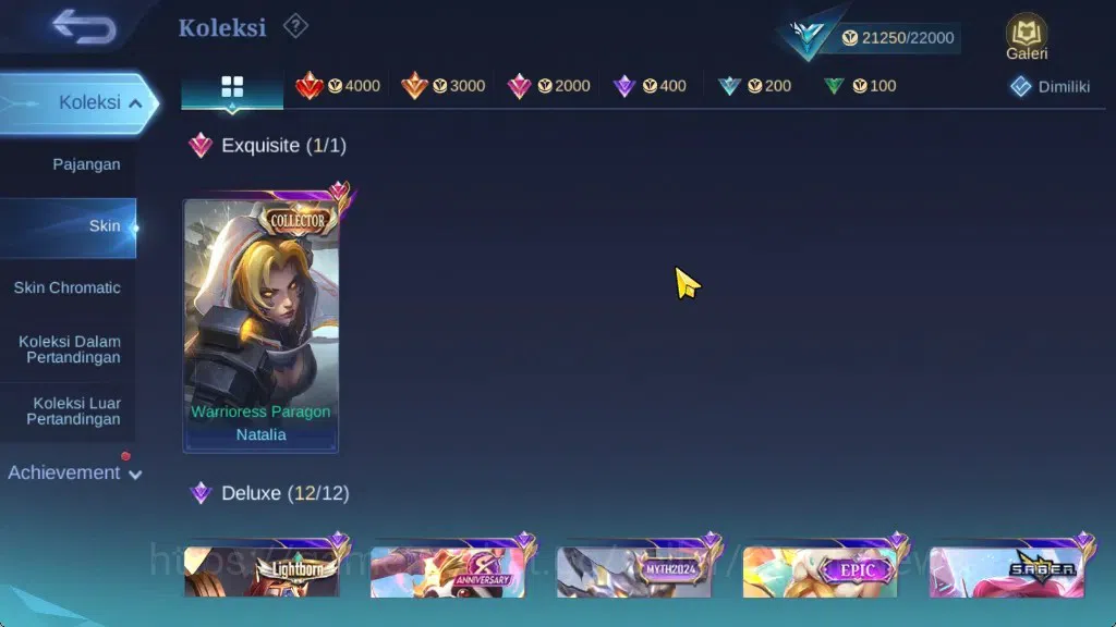 Mobile Legends: Bang Bang Accounts Hero 86|Skin 111|High Glory 69|CC Natalia,LightBor image 6