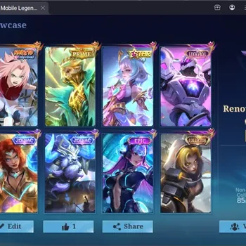 Mobile Legends: Bang Bang Accounts Collector Global|256S|Renowned|Prime Granger,Naruto Kalea,Collector Natalia,LBX