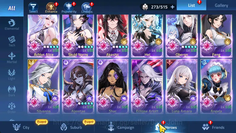 Mobile Legends: Adventure Accounts SERVER 70569 LV 375 POWER 3779M 24 FULL NEXUS 91 A image 10