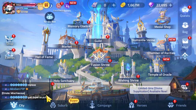 Mobile Legends: Adventure Accounts SERVER 70569 LV 375 POWER 3779M 24 FULL NEXUS 91 A image 13