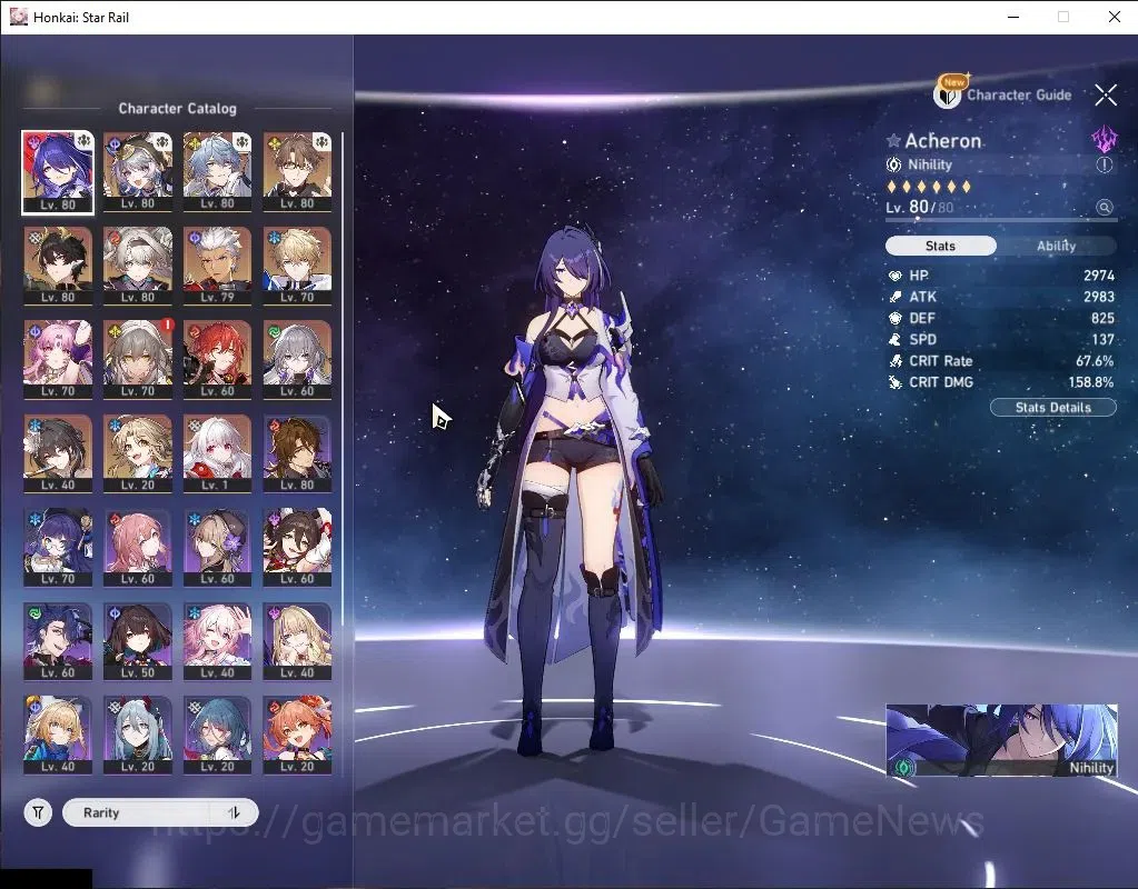 Honkai Star Rail Accounts Asia|TL 64|8 Limited|Firefly+Sign,Sunday,Chiper,Ru image 5