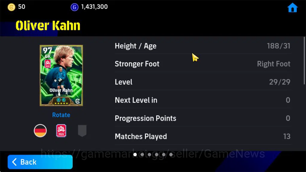 eFootball Accounts Mobile|Yaya toure(Phenom Pass,Long-reach tackle),M image 11