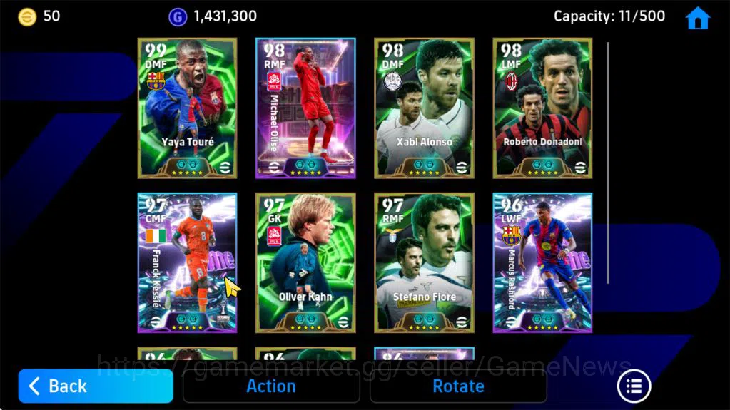 eFootball Accounts Mobile|Yaya toure(Phenom Pass,Long-reach tackle),M image 5