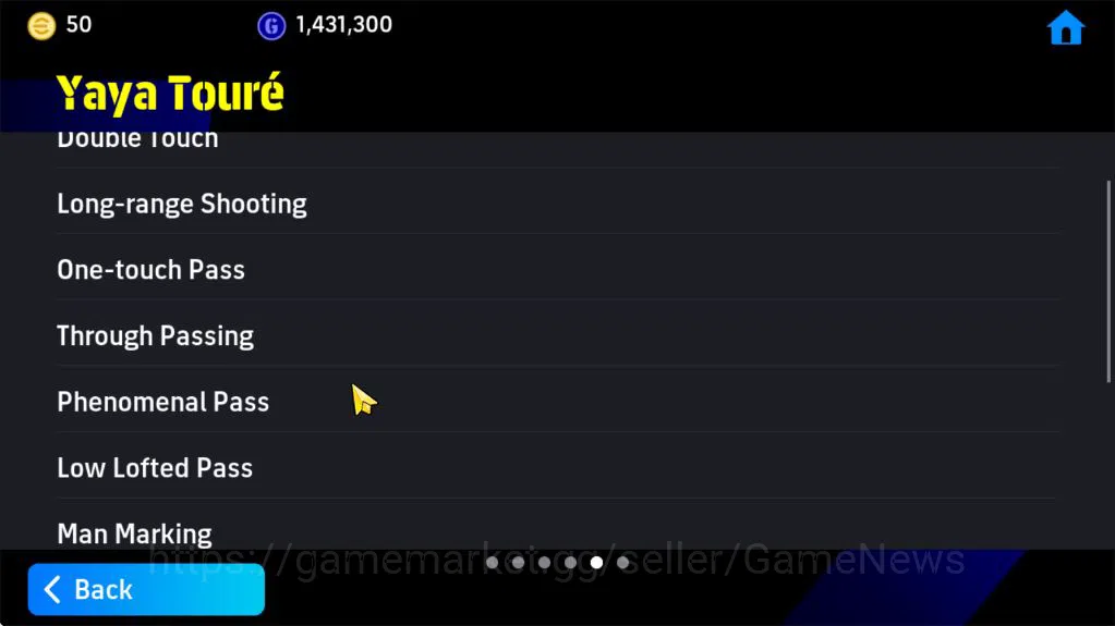 eFootball Accounts Mobile|Yaya toure(Phenom Pass,Long-reach tackle),M image 7