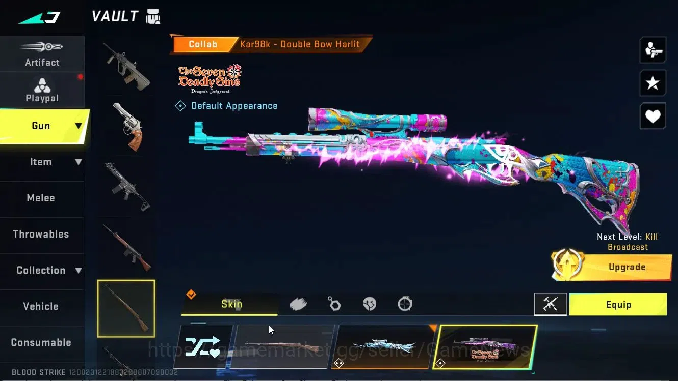 Blood Strike Accounts Collab Skin ASIA|ETERNAL DEagle|Collab 19